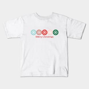 Christmas snowflakes Merry Christmas Kids T-Shirt